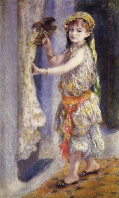 Pierre Renoir Young Girl with a Falcon China oil painting art